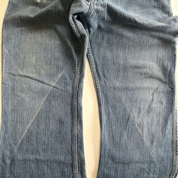 Vintage Diesel ZAF Jeans Men’s W34 L30 Distressed Faded Straight Leg Button Fly - Picture 9 of 13